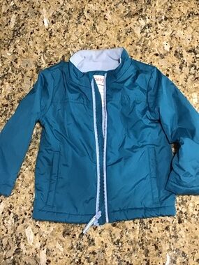 Blue Zip-Up Jacket